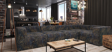 Диваны в интерьере гостиной-13, Угловой диван Фри